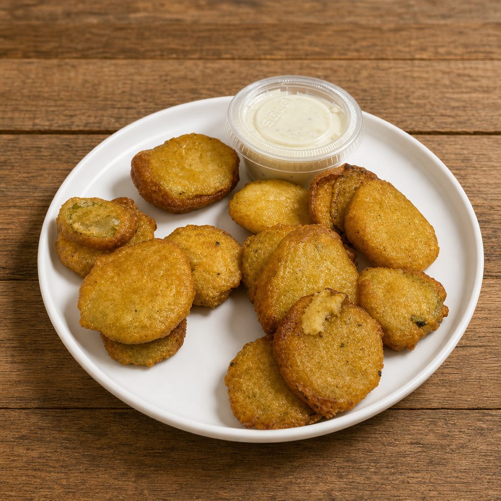 Battered Pickle Chips.