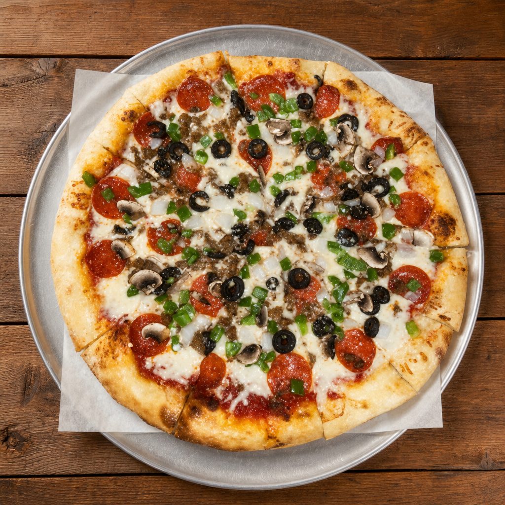 Deluxe Pizza.