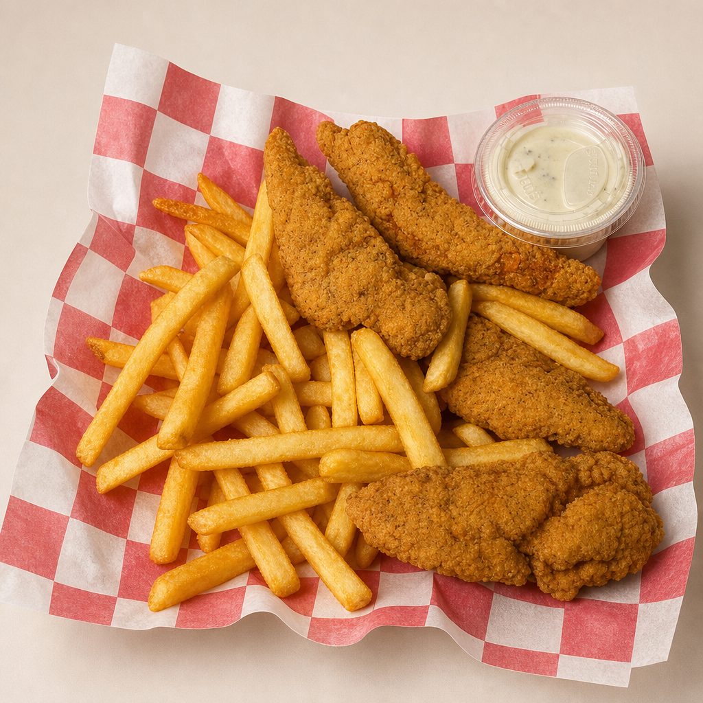 Chicken Fingers & Fries.