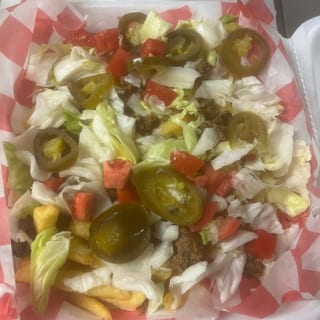 TACO CHEESE FRIES