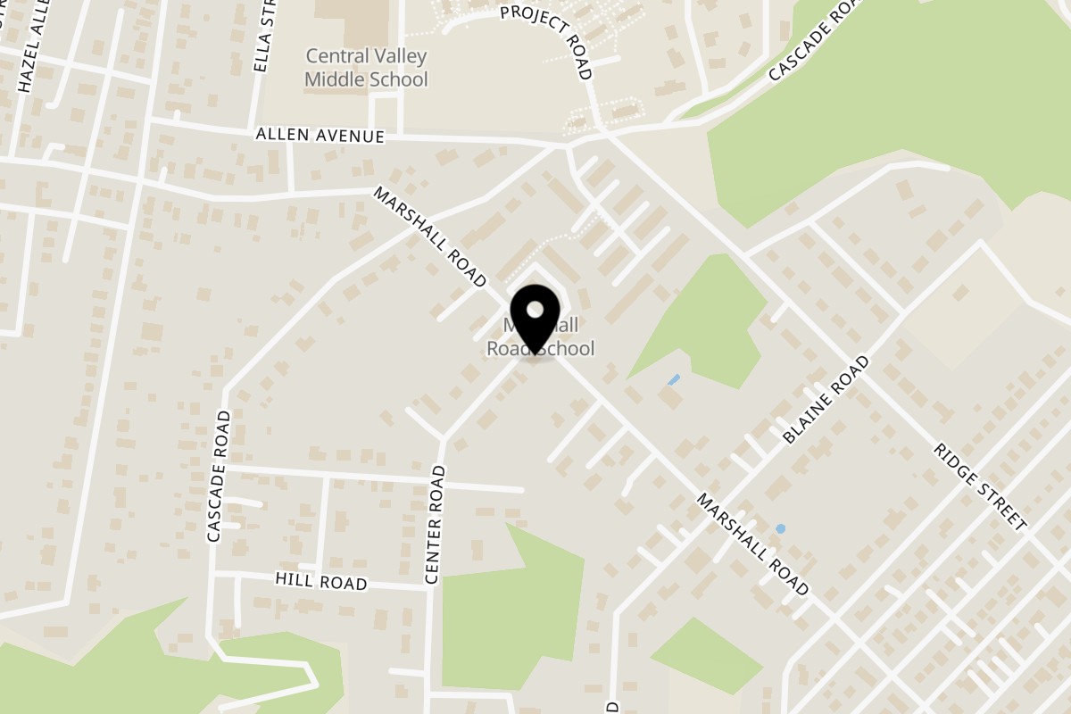 Map showing the location of Pappy J's on 2000 Marshall Rd in Monaca